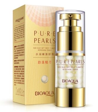 BIOAQUA PURE PEARLS Увлажняющий крем для кожи вокруг глаз с эссенцией жемчуга, 25 г