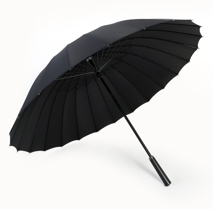 Зонт трость, цвет чёрный