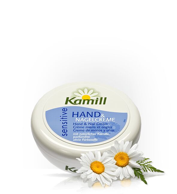 Kamill Крем для рук и ногтей SENSITIV без запаха 150 мл в банке (био ромашка),  930477