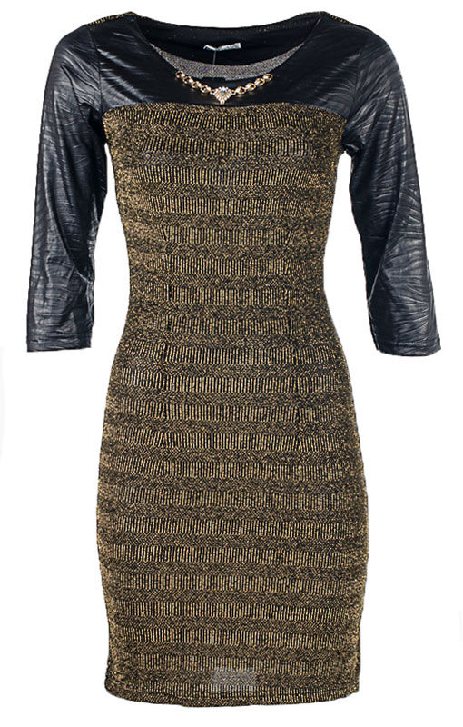 Женское платье вечернее с люрексом 250432, размер 42, 44, 46, 48, 50