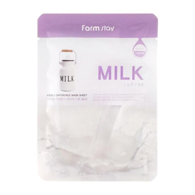 Farm Stay Visible Difference Mask Sheet Milk Маска тканевая с молочными протеинами23 ml
