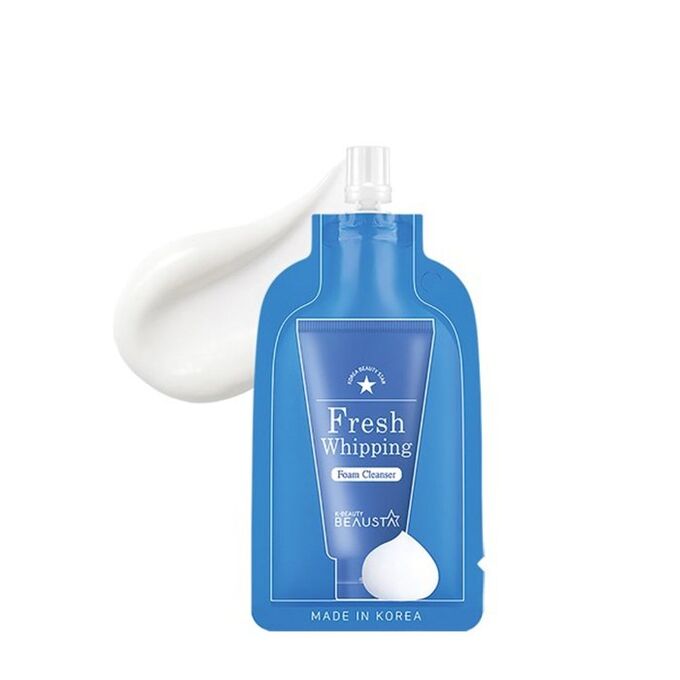 Beausta Fresh Whiping Cleansing Очищающая пенка-сливки для умывания кожи лица в удобной тревел-упаковке 15мл