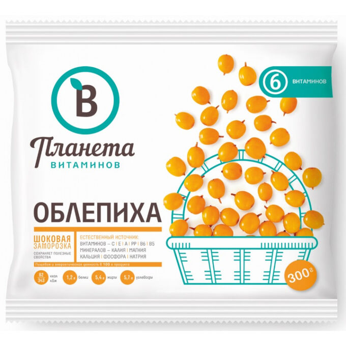 Облепиха Планета витаминов 300г