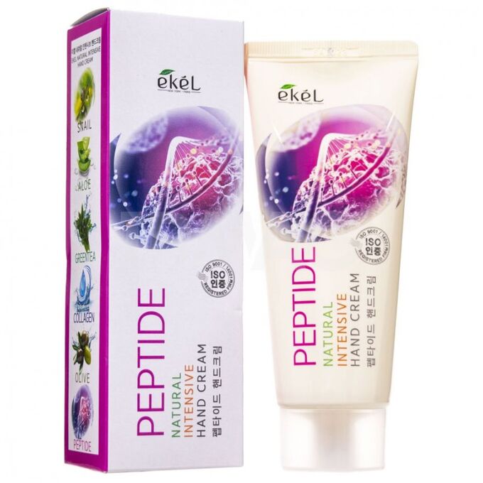 Ekel cosmetics Глубоко увлажняющий крем для рук с Пептидом,  100мл