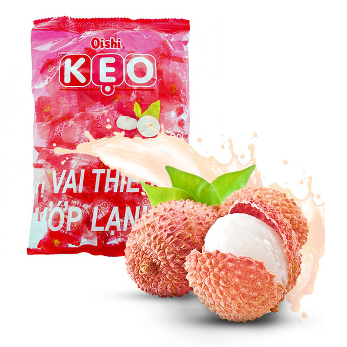 OISHI KEO Конфеты леденцовые Oishi cool Lychee Candy