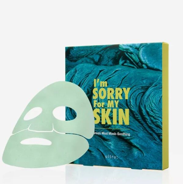 983671 &quot;I&#039;m Sorry for My Skin&quot;  Успокаивающая тканевая маска с эссенцией на основе зеленой глины 18 мл
