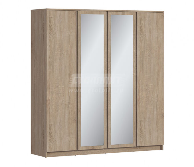 Веста СБ-3082 Шкаф 4х дверный с зеркалами