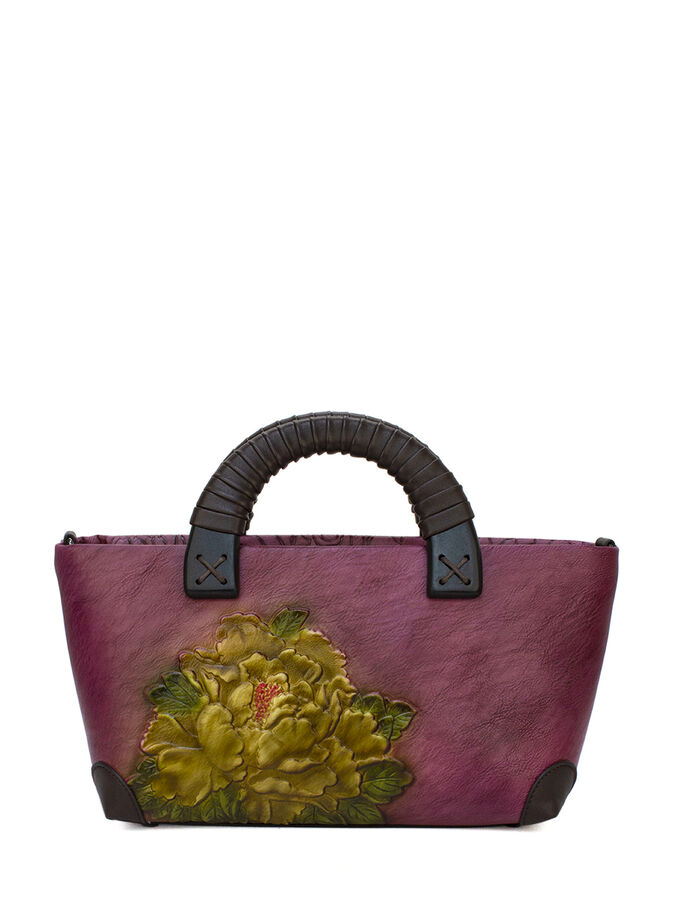 LACCOMA сумка 8996-21-фиолетовый эко кожа хлопок