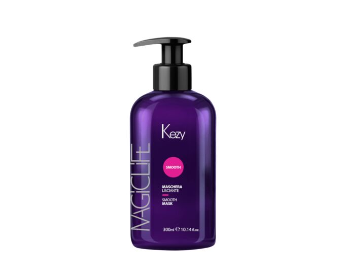 Маска разглаживающая для вьющихся или непослуш волос Kezy ML Maschera lisciante per capelli 300мл