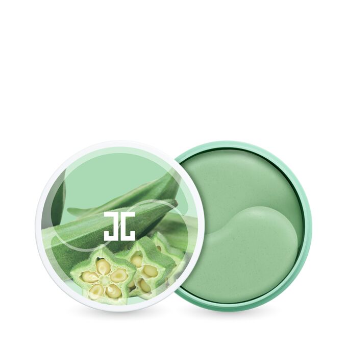 Укрепляющие гидрогелевые патчи JayJun Okra Eye Gel Patch JAYJUN. Косметика для защиты и