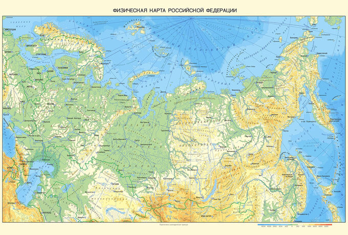Как выглядит россия на карте