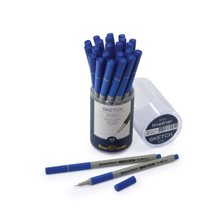 Альт Ручка капиллярная-файнлайнер Sketch, узел 0.4 мм, стержень синий