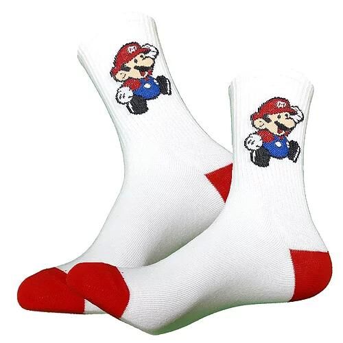36741 Тематические носки серии Нинтендо &quot;Марио&quot;, р-р 36-42 (белый)