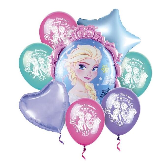 Disney Воздушные шары, набор &quot;Эльза&quot;. Холодное Сердце
