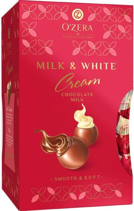 Яшкино Шоколадные конфеты O’Zera Milk&amp;White Cream 200г