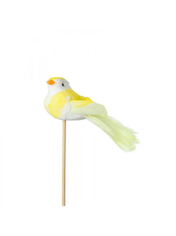 Птичка на вставке 4 х11 хН50 см цвет желтый арт 90112088