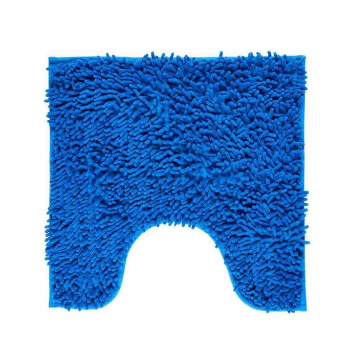 Коврик с вырезом «Макароны», 50х50 см, цвет синий 6870124