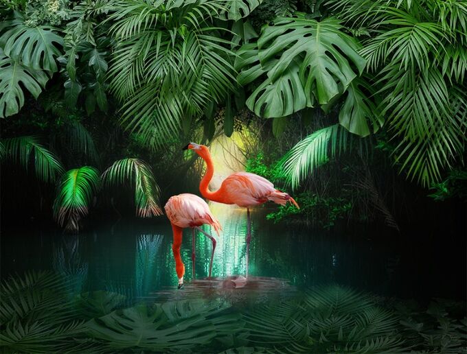 Design Studio 3D 3D Фотообои  «Романтика в тропиках»