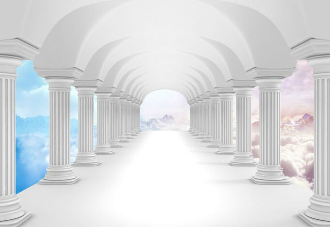 Design Studio 3D 3D Фотообои «Терраса на Олимпе»