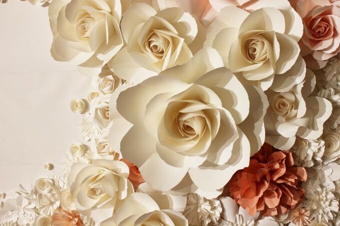 Design Studio 3D Фотообои Бумажные цветы