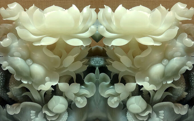 Design Studio 3D Фотообои Нефритовые цветы