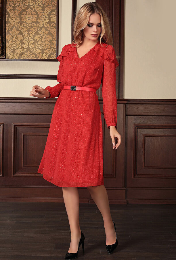 Платье Bazalini 3772 красный