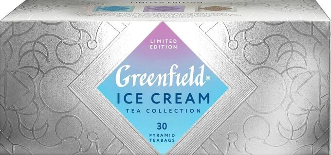 Чай в пирамидках Greenfield Ice Cream Коллекция листового чая, 30 шт