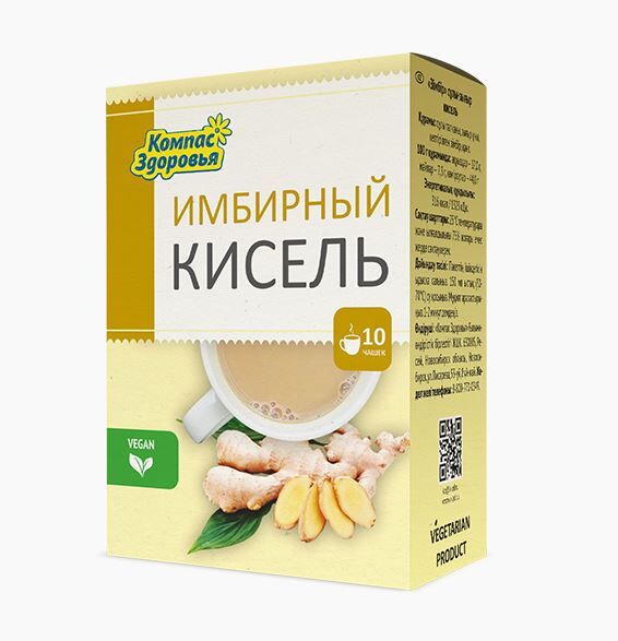 КОМПАС ЗДОРОВЬЯ Кисель имбирный
