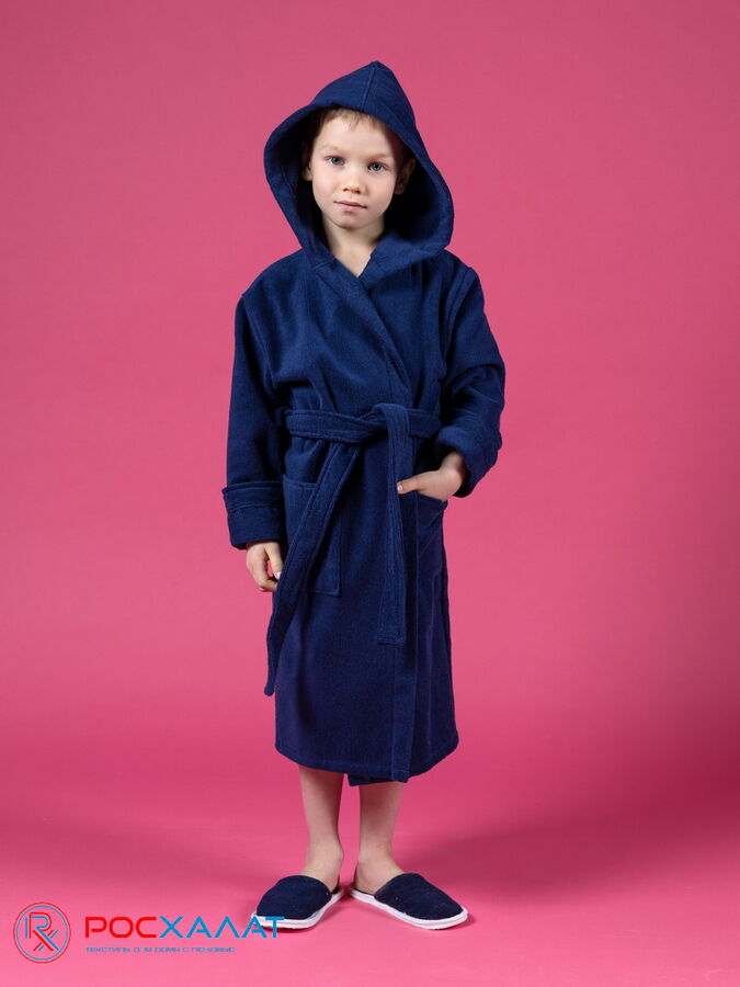 Росхалат Детский махровый халат с капюшоном МЗ-04 (88)