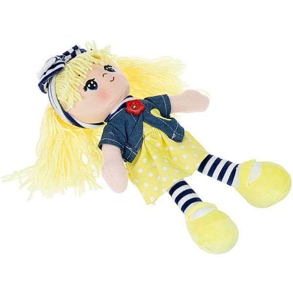 Bondibon Мягкая кукла Oly, размер 26 см, РАС, Вика-жёлтые волосы