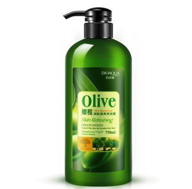 Гель для душа с вытяжкой из оливы BioAqua Olive Shower Gel, 750 мл