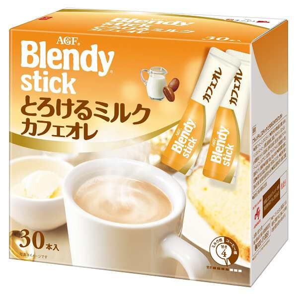 Blendy Кофе AGF Бленди 3 в1(с повышенным содержанием молока и сахара 30 порций) (желтый) 315г 1/6 Япония