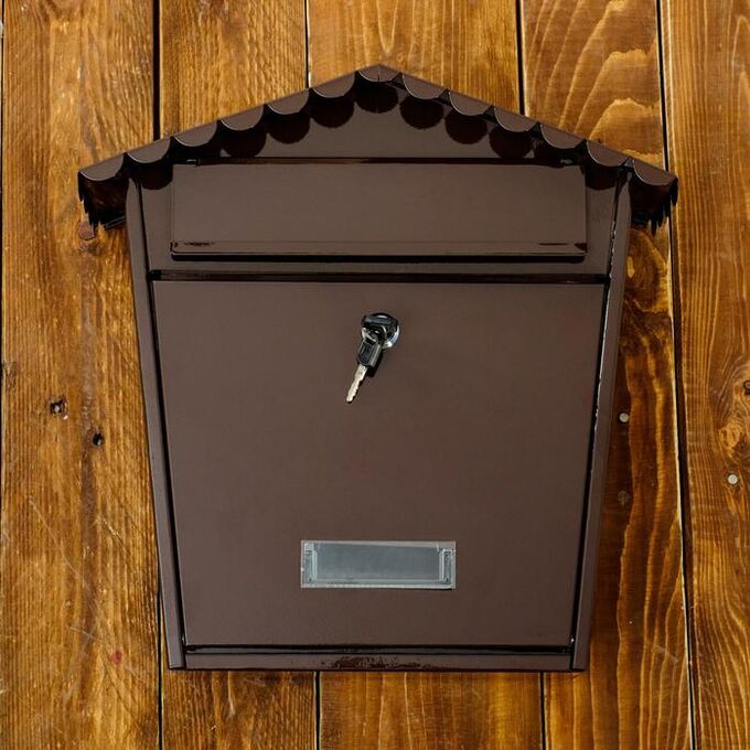 Ящик почтовый коричневый  36*36*33 см