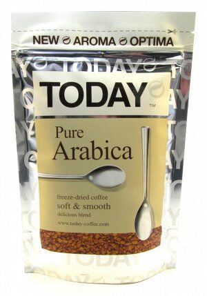 Кофе Today Pure Arabica субл. м/у 37,5г 1/24