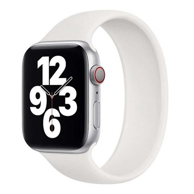 Ремешок ApW15 для &quot;Apple Watch 38/40/41 mm&quot; монобраслет (150 мм) (white)