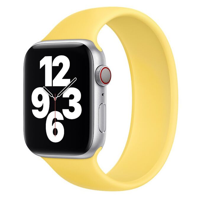 Ремешок ApW15 для &quot;Apple Watch 42/44/45 mm&quot; монобраслет (180 мм) (yellow)