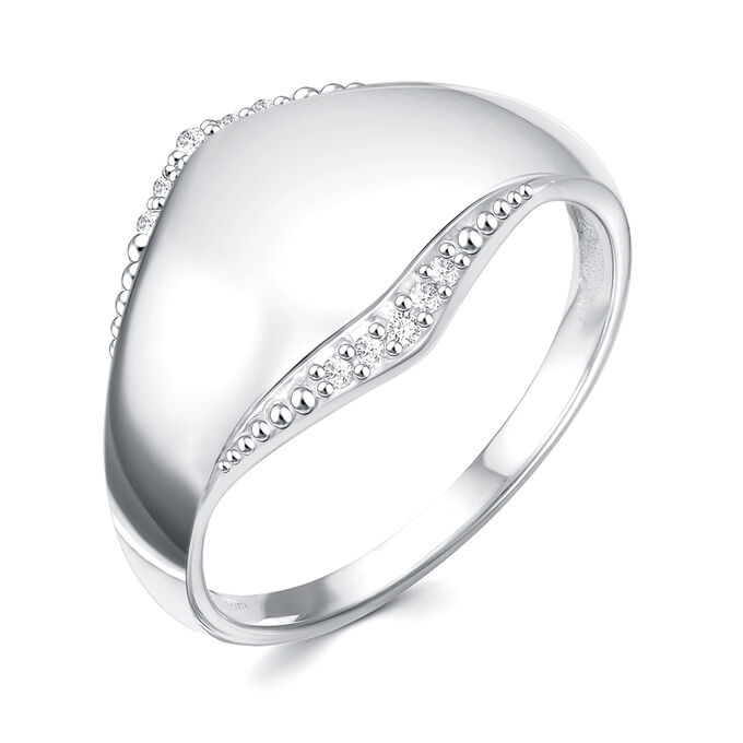 Кольцо из серебра с фианитом 90-51-0125-00