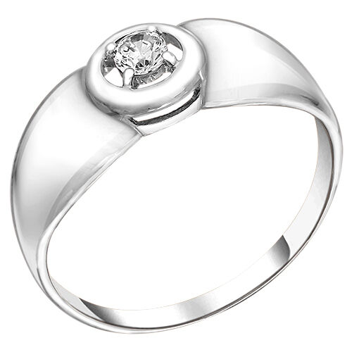 Серебряное кольцо с фианитом 90-01-6364-01