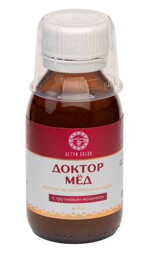 Урал Напиток на растительном сырье Доктор мед с трутневым молочком 90 мл.