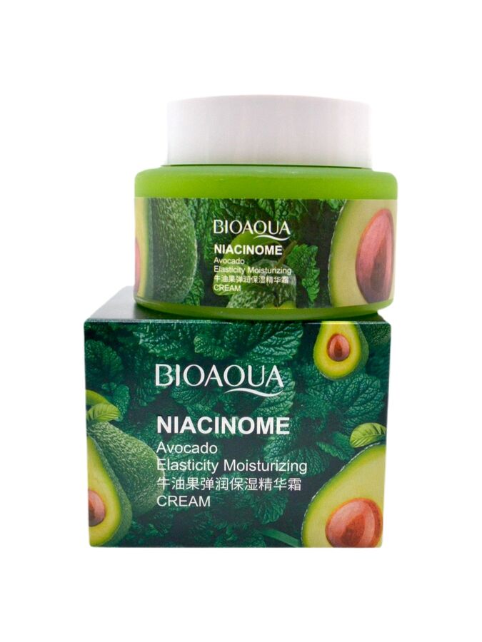 BIOAQUA Niacinome avocado cream Увлажняющий крем для лица с экстрактом авокадо, 50 г