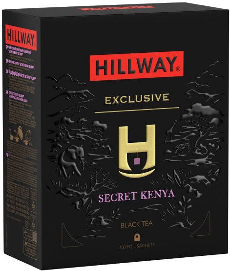 Черный чай Hillway Secret Kenya в саше, 100 шт