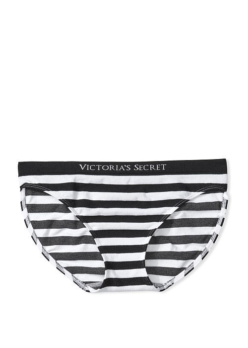 Seamless Stripe Logo Bikini Panty