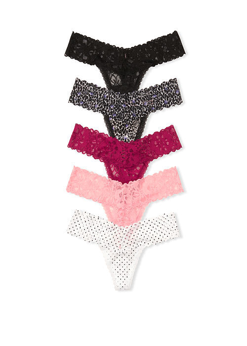 5-pack Lace Thong Panties