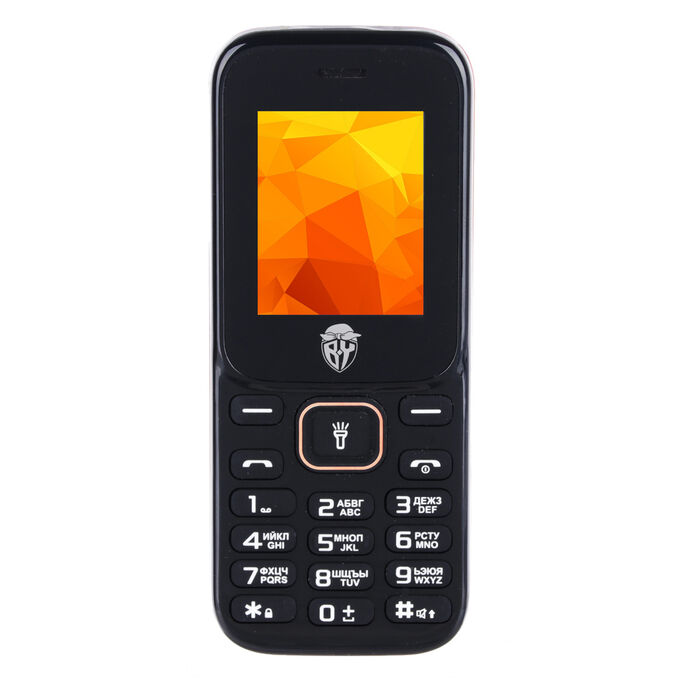 BY Мобильный телефон, цвет черно-оранжевый, 128-ТМ