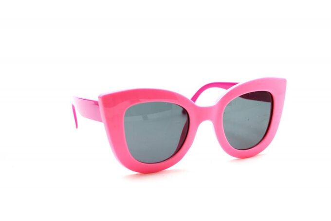 Детские солнцезащитные очки 076 розовый малиновый