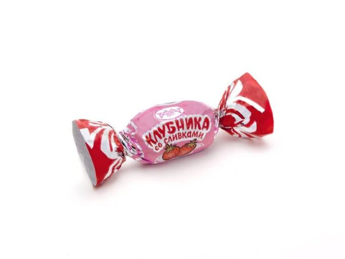 Рахат Карамель Клубника со сливками