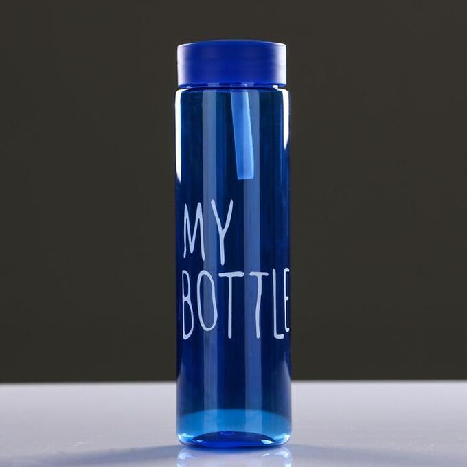 Бутылка для воды 400 мл, микс, 5.5х20.2 см