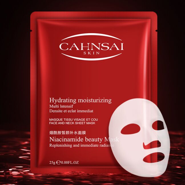 Увлажняющая и разглаживающая тканевая маска для лица с ниацинамидом