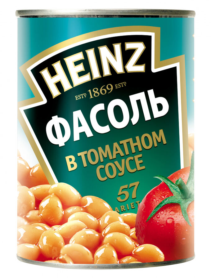 Фасоль белая в томатном соусе 415 гр Heinz