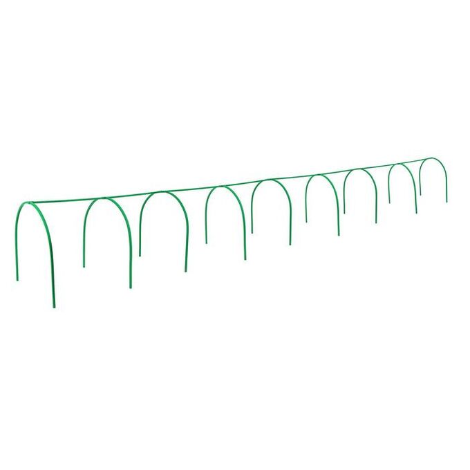 СИМА-ЛЕНД Каркас парника, 8 x 1 x 1 м, пластиковая профильная труба 22 x 22 мм, зелёный